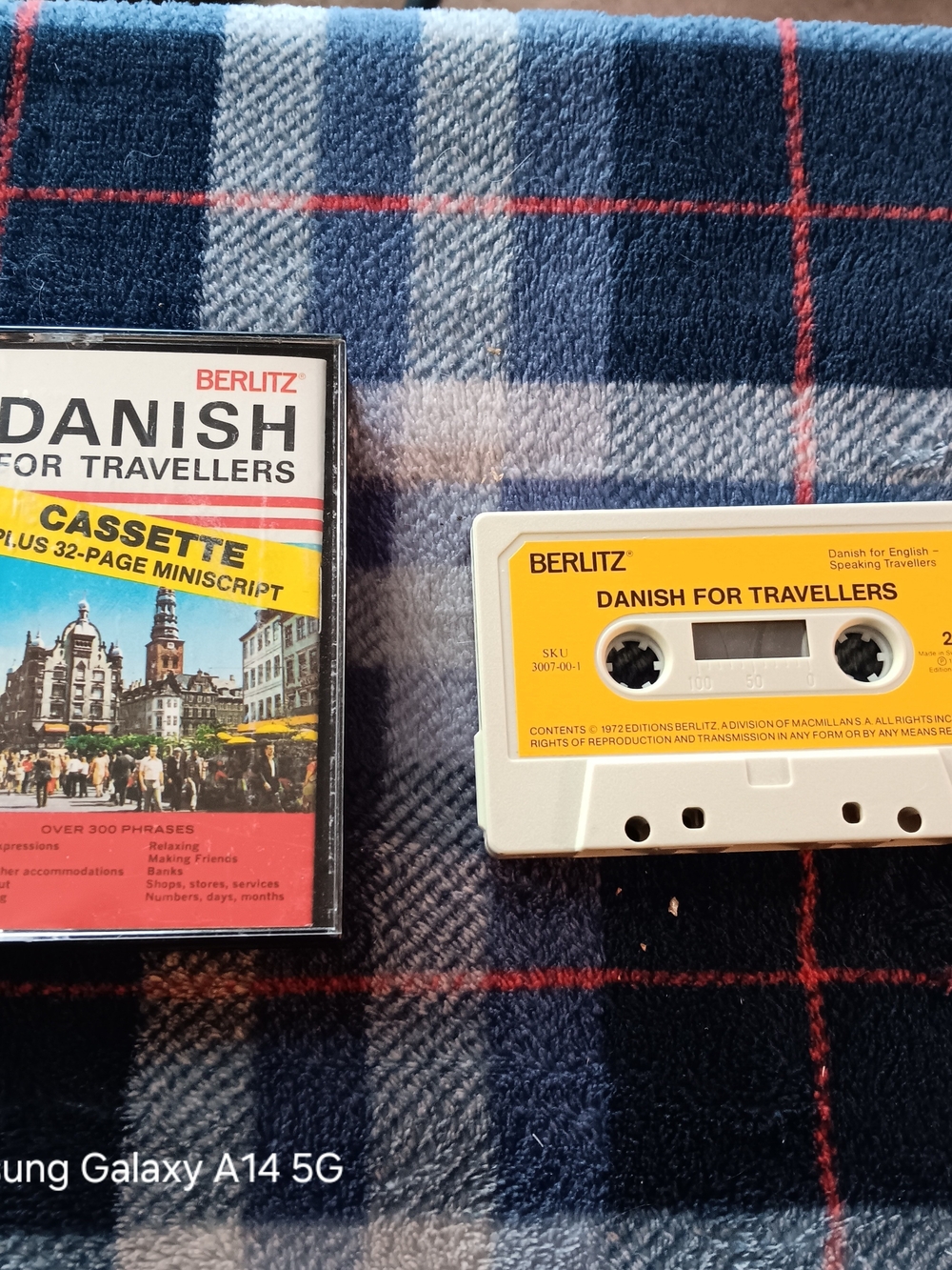 Danish for Travellers Cassette Tape - Yellow & White